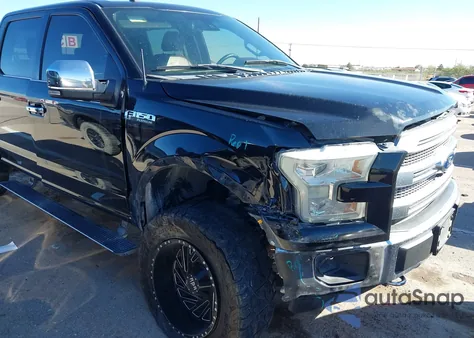 2017 Ford F-150 Platinum из США, поврежденный, VIN 1FTEW1EF3HFA85965